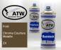 Preview: Ford, Chroma Courture Metallic, ZX: 400ml Sprühdose + 400ml Klarlack - Set, von ATW Autoteile West.